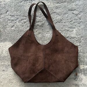 a new day Dark Brown Tote Bag